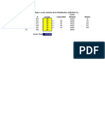 Excel - Problema de Flujo A Costo Mínimo