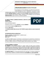 Contrato de Servicios Educativos 2022 - Dni 90835098