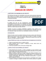 Tema 3 - Dinamicas Grupales