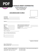 Membership Form