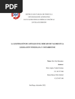 La Legitimación de Capitales en El Mercado de Valores en La Legislación Venezolana y Costarricense