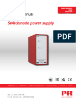 Product Manual: Switchmode Power Supply