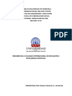 Resumen Del Ii Coloquio Internacional de Educación e Inteligencia Artificial