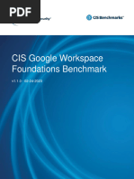 CIS Google Workspace Foundations Benchmark v1.1.0