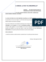 Solicitud de Reclamo - Trayectoria Profesional