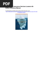 Auditing and Assurance Services Louwers 4th Edition Solutions Manual