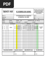 Radiography RT Interpretation Report Format