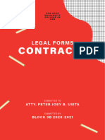 Contracts: Legal Forms