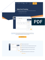 Daily Cost Tracking