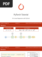 Lecture 05 Linear Regression With PyTorch