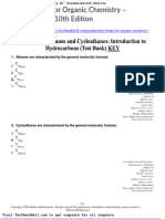 Test Bank For Organic Chemistry Standalone Book 10th Edition