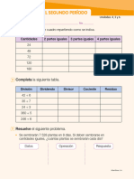 Evaluación Del Segundo Periodo. 3 Primaria. Santillana