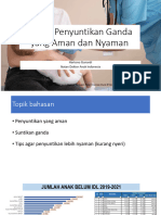 Teknik Penyuntikan Ganda Yang Aman Dan Nyaman - Prof. Hartono