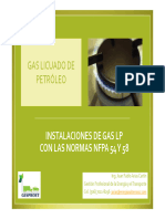 Instalaciones de Gas LP Con Las Normas Nfpa54 y 58