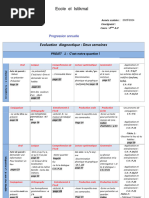 Progression Annuelle 4 AP