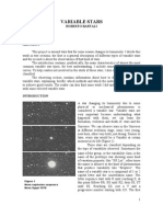 Variable Stars and Observations