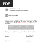 Permohonan Inventaris Kendaraan Operasional Roda 4