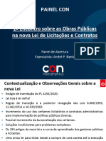 1 - Andre Baeta - Painel Con - Considerações Sobre A Nova Lei de Licitações