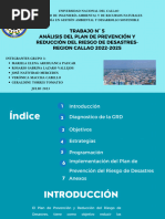 Trabajo 5 Reduccion Del Riesgoy Desastre Region Callao 2022-2025