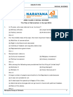 CBSE X Social Science MCQs HISTORY Chaper Wise Final