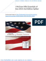 Test Bank For Mcgraw Hills Essentials of Federal Taxation 2014 2nd Edition Spilker