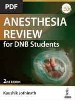 Kaushin Jothinath - Anesthesia Review For DNB Students-Jaypee (2021)