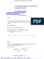 Biosignal and Medical Image Processing 3rd Semmlow Solution Manual