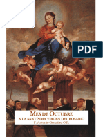 MES DE OCTUBRE A LA SANTÍSIMA VIRGEN DEL ROSARIO. P. Antonio González O.P.