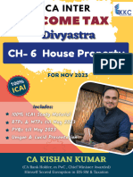 Income Tax Divyastra CH 6 - House Property - Nov 23 by CA Kishan Kumar