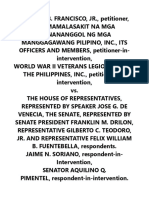 Case No. 39 Francisco v. House of Representatives 2