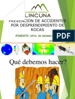 Prevencion de Accidente Por Desprendimiento de Rocas