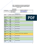 Calendario 2023 1 Año Magister en Estudios Humanísticos