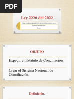 Diapositivas Conciliacion Ley 2220 Del 2022