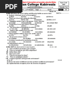 Biology Part II Paper B 2023