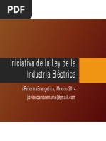 Ley de La Industria Eléctrica y La LSPEE