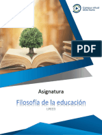 Filosofía de La Educación