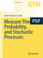 Le Gall JF Measure Theory Probability and Stochastic Process