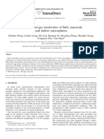 Synthesis and Gas Sensitivities of SnO2 Nanorods and Hollow Microspheres