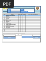 Check List de Mezcladora para Concreto