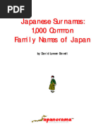 Japanese Names