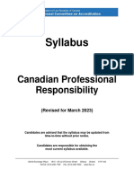 Syllabus Template Professional Responsibility March 2023 