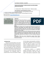 Antibacterial Effect of Kelakai Leaf Extract For Inhibiting Enterococcus Faecalis