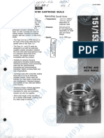 Agitator Cartridge Seals: Applications Operating Conditions