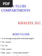 Body Fluid Compartments