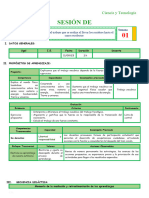 5° Sesión de Aprendizaje Sesión 1-Sem.1-Exp.6-Cyt