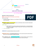 Programme Classe de Quatri Mes 2022 2023