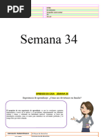 Aprendo en Casa - Ciclo II - Semana 34