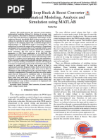 Closed Loop Buck & Boost Converter Mathematical Modeling, Analysis and Simulation Using MATLAB