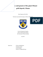 2015 - Fougerouse - Geometry and Genesis of The Giant Obuasi Gold Deposit, Ghana Revised