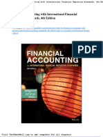 Test Bank For Financial Accounting With International Financial Reporting Standards 4th Edition Jerry J Weygandt Paul D Kimmel Donald e Kieso